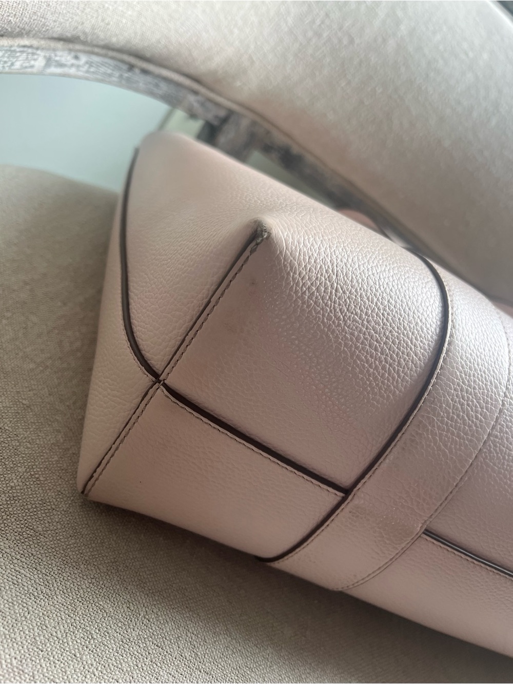 Mulberry Bayswater Pebbled Leather Tote in Pale Blush - Picture 5 of 11